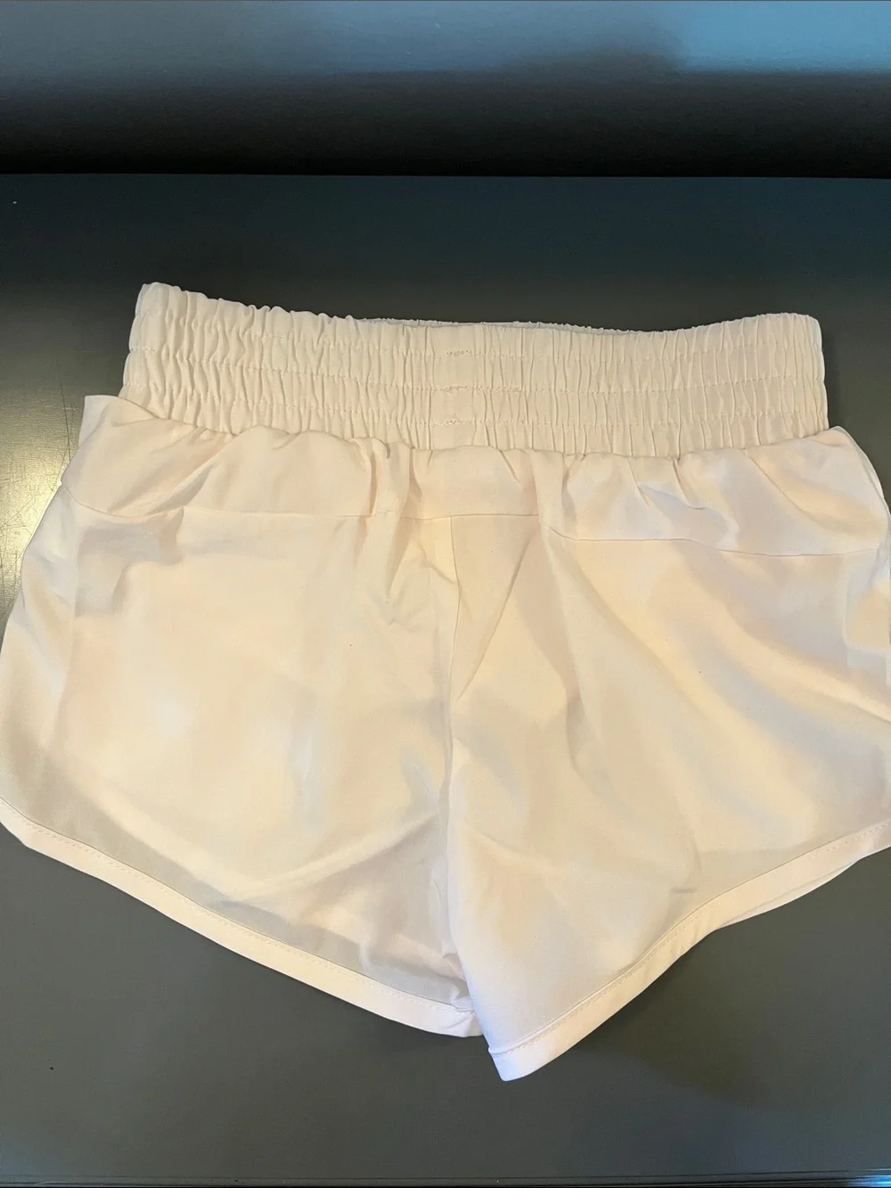 The Children's Place Cream Elastic Waist Girls' Athletic Shorts